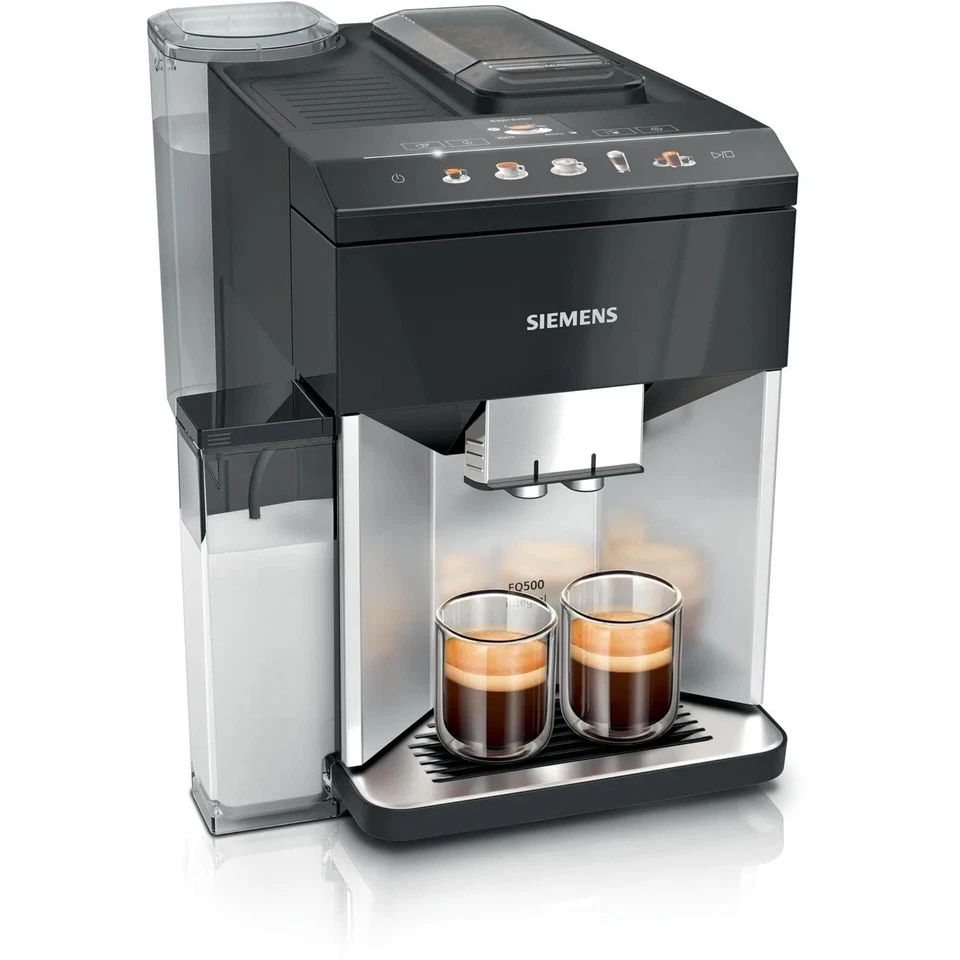 Siemens TQ 513D01 EQ.500 silber-schwarz Kaffeevollautomat
