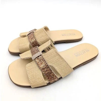 Reaction Kenneth Cole Whisp Sandals Women's Natural Weave Size US5M EU35 - Image 1 of 4