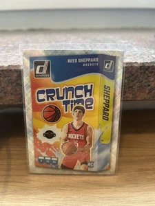 2024-25 Panini Donruss Crunch Time #9 Reed Sheppard Rookie Rare Diamond - Bild 1 von 4