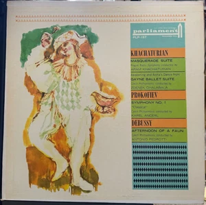 Khachaturian/Prokofiev/Debussy LP Czech Philharmonic 1961 Parliament PLP-157 EX - Imagen 1 de 4