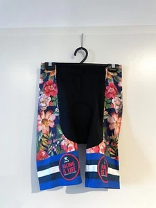 Cheji Cycling Shorts XL (eher M-L) Schwarz Blumen Fahrradhose - Bild 1 von 6