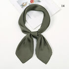 70*70Cm Silk Satin Square Scarf Small Headband Bag Scarves Soft Diy Pure Color &