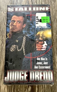 Judge Dredd VHS Sylvester Stallone 1995 Action Crime Sci-Fi Sealed NEW VHS - Picture 1 of 3