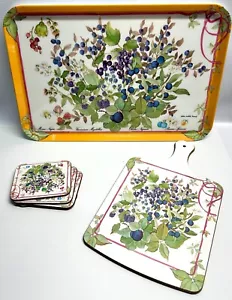 Piatto da portata vintage ~ bacche botaniche in melamina ~ Atelier Michele Trumel ~ Italia +++ - Foto 1 di 7
