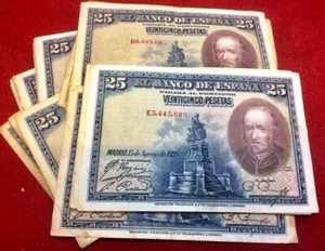 SPANIEN 25 Peseten, 1928, - Bild 1 von 1