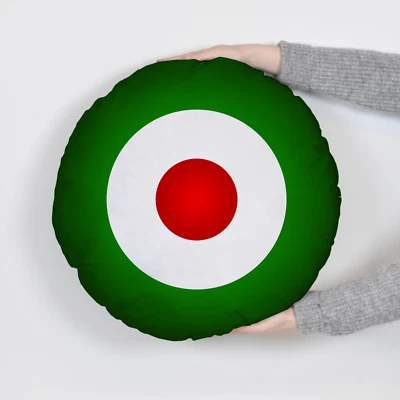 MOD Target - Green & Red - Round Cushion - Two Sizes Available - Image 1 of 4