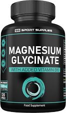 Magnesium Glycinate Supplements - 120 High Strength Capsules - 1500Mg of Magnesi