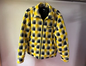 STUSSY Brent Polar Insulated Fleece Jacket Men's MEDIUM full zip Rare - Picture 1 of 10