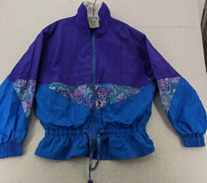 Vintage Westside Connection Jacket Womens Large Windbreaker Nylon Color Block 90 - Picture 1 of 13