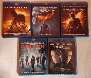 Pack Blu ray Christopher Nolan: Origen, caballero oscuro Trilogia y truco final - Imagen 1 de 6