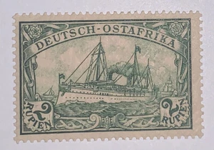 Travelstamps:Germany GermanEast Africa Stamps 2r Kaiser’s Yacht mint OG NH UnWMK - Picture 1 of 5