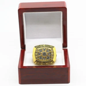 1972 BOSTON BRUINS STANLEY CUP WORLD CHAMPIONS BORR SIZE 11 W/WOOD DISPLAY BOX - Picture 1 of 6
