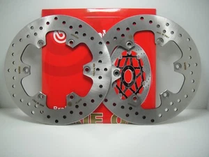 2 DISCHI FRENO ANTERIORI BREMBO 68B407E4 YAMAHA SRX 600 2014 2015 - Picture 1 of 2
