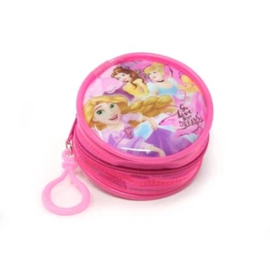 Disney Princesa PVC Monedero Redondo Billetera Niños Personaje Niñas Llavero - Imagen 1 de 2