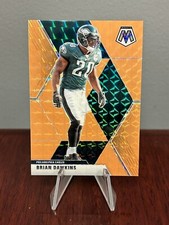 2020 Panini Mosaic Orange Fluorescent Prizm /25 Brian Dawkins #164 Eagles SSP