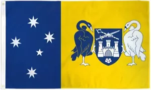 10 x "AUSTRALIA CAPITAL TERRITORY" flag 3x5ft poly banner AUS Australian Oceania - Picture 1 of 5