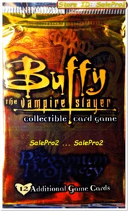 BUFFY SLAYER 2001 TRADING CARD PERGAMUM PROPHECY LTD FACTORY SEALED BOOSTER PACK - Picture 1 of 2