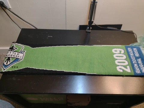 MLS Sounders 2009 Season Ticket Holders Inaugural Scarf Cover