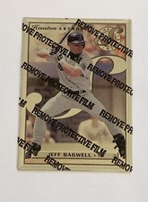 1996 Leaf Preferred Steel Houston Astros Baseball Card #39 Jeff Bagwell