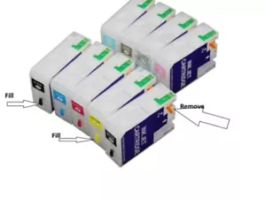 Leer mit Einweg Chip Kartusche für Großformatdrucker 80ml T 850 für P800 - Bild 1 von 1