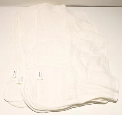 Paños Yoofoss Eructo Bebé Infante 100% Algodón Muselina Doble Capa 10pk 19"x10" Foto 1 de 3
