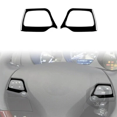 Piano Black Steering Wheel Button Cover A Trim For Lexus GS GS350 GS450h 06-11 Foto 1 de 4