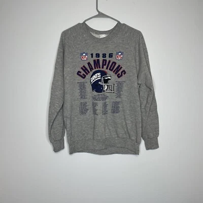 Sudadera De Colección 1986 New York Giants Super Bowl Champions Yunque Cuello Redondo XL Foto 1 de 4