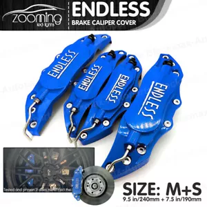 Cubierta pinza de freno estilo universal INFINITA 3D de metal 4 piezas azul LW04 - Imagen 1 de 9