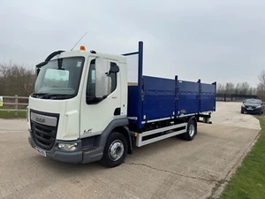2016 65 Reg DAF LF 45-180 euro6 ULEZ 12T 18ft6 alloy drop side body truck lorry - Picture 1 of 23