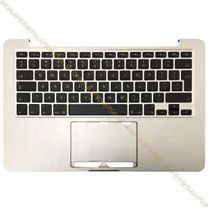 Teclado con reposamanos Topcase Reino Unido Reino Unido para MacBook Pro 13 Retina A1502 2013 2014 - Imagen 1 de 3