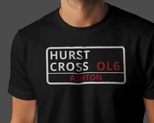 HURST CROSS OL6 T Shirt | Ashton United Robins Greater Manchester - Picture 1 of 9