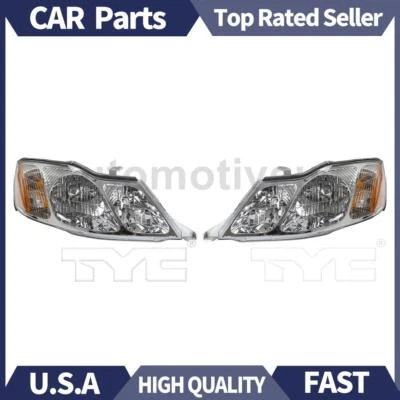 Conjunto de farol esquerdo direito 2X TYC para Toyota Avalon 2000 2001 2002 2003 2004 - Imagem 1 de 4