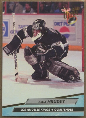 1992-93 Fleer Ultra #84 Kelly Hrudey Los Angeles Kings - Image 1 of 2