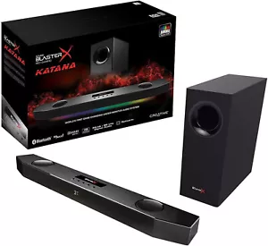 Sound BlasterX Katana soundbar da gioco surround multicanale - PC, PS4, PS5 NUOVO - Foto 1 di 12