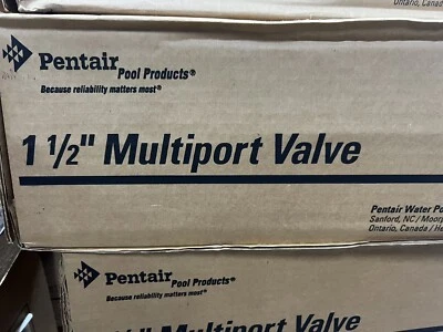 Pentair 1 1/2" 1.5" Multiport Pool Valve Fits FNS PLUS NSP DE Filter 261177 - Image 1 of 2