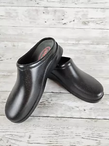 Klogs Womens 10 Dusty Black Shimmer Slip-Resistant Nursing Kitchen Work Footwear - Picture 1 of 12