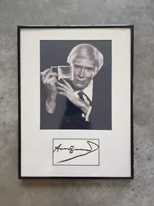 Original Andy Warhol Foto mit Tinte Autogramm Signatur - Bild 1 von 7