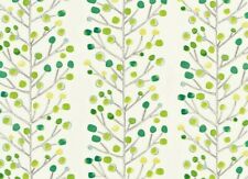 HARLEQUIN SCION CURTAIN FABRIC DESIGN "Berry Tree" 3 METRES EMERALD/LIME/CHALK