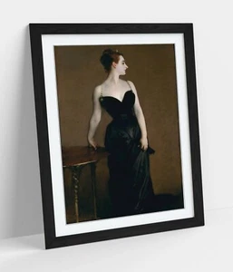 JOHN SINGER SARGENT, PORTRAIT OF MADAME X -FRAMED ART PICTURE PAPER PRINT - Picture 1 of 10