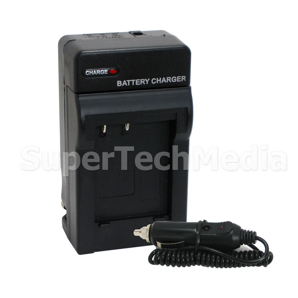 Battery Charger w/ Car Adapter for Fuji NP-50 NP50 F Series F100fd F200 F300 EXR - Image 1 of 2