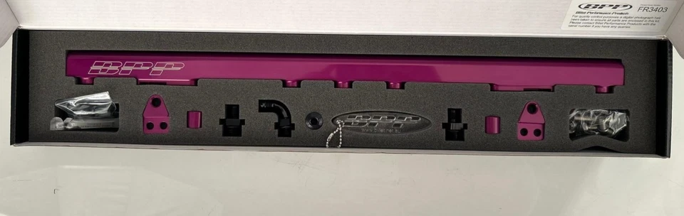 BPP Fits Nissan RB26DETT Fuel Rail Kit Purple - Image 1 of 4