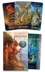 Tarot of Dragons Kit -Deck & Book Llewellyn New Sealed - Picture 1 of 1