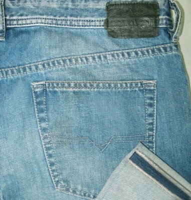 HOT Men's DIESEL @ BUSTER 839C Slim TAPERED BUTTON Denim Jeans 36x32 (Fit 37x32) - Image 1 of 4