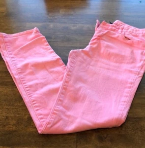 Gap Kids Girls Neon Pink Super Skinny Jeans Pants 14 - Picture 1 of 4