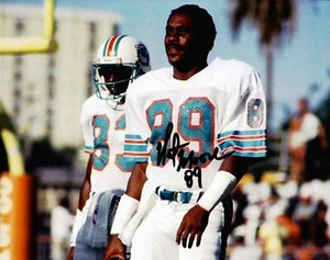 Miami Dolphins Nat Moore Signed Photo 8x10 COA - Picture 1 of 1