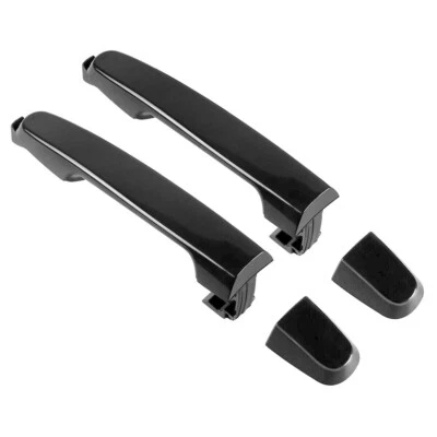 Door Handle For 2003-2013 Toyota Corolla 01-12 RAV4 Rear LH or RH Smooth Black Foto 1 de 4