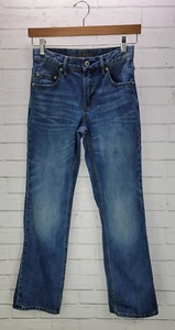 GAP Kids 1969 Boot Cut Jeans Boys Size 12 Regular Denim Medium Blue Wash - Picture 1 of 12