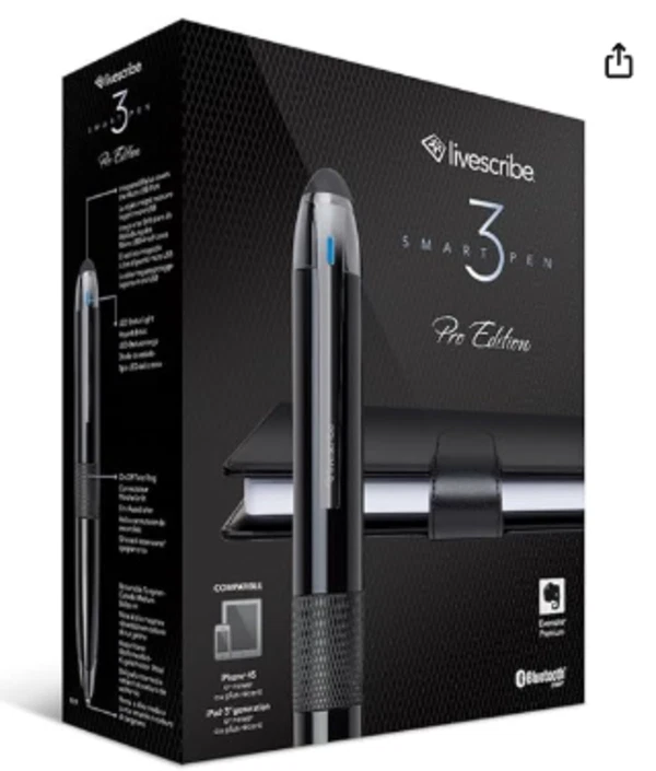 Livescribe 3 Smartpen Pro Edition for Android & iOS Tablets and Smartphones - Image 1 of 1