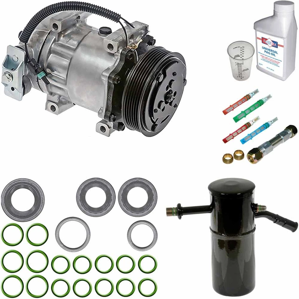 For Dodge Dakota 1997 1998 1999 Omega AC Compressor w/ A/C Repair Kit TCP - Изображение 1 из 1