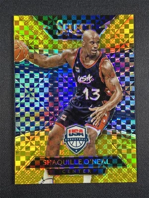 2014-15 Panini Select Shaquille O'Neal #231 Gold Checkerboard Prizm /10 - Image 1 of 2